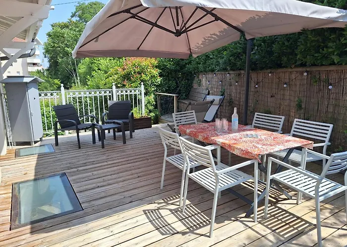 Charmante Avec Terrasse Et Garage A Arcachon, Proche Centre Et Plages - Fr-1-474-61